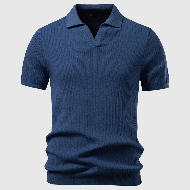 Roberto Russo Polo Shirt with Open Collar