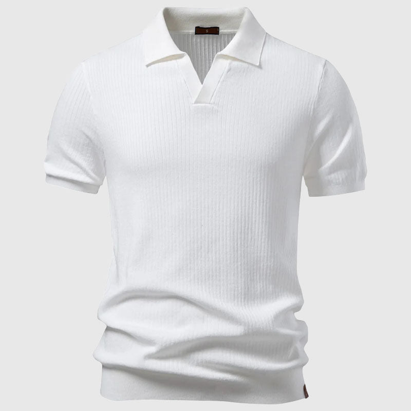 Roberto Russo Polo Shirt with Open Collar