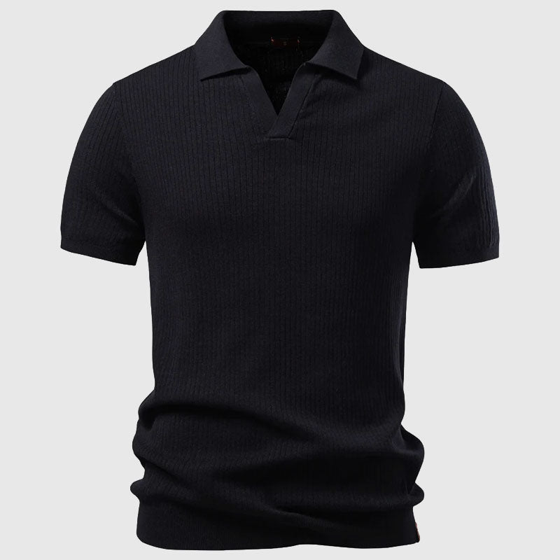 Roberto Russo Polo Shirt with Open Collar