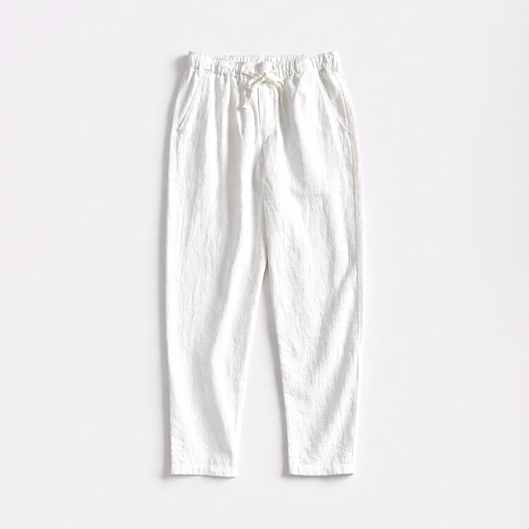 Roberto Russo Tapered Pants with Drawstring Waist