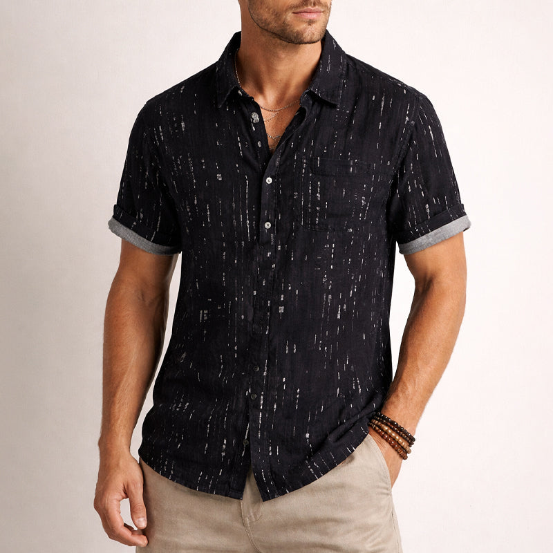 Roberto Russo Printed Short Sleeve Shirt