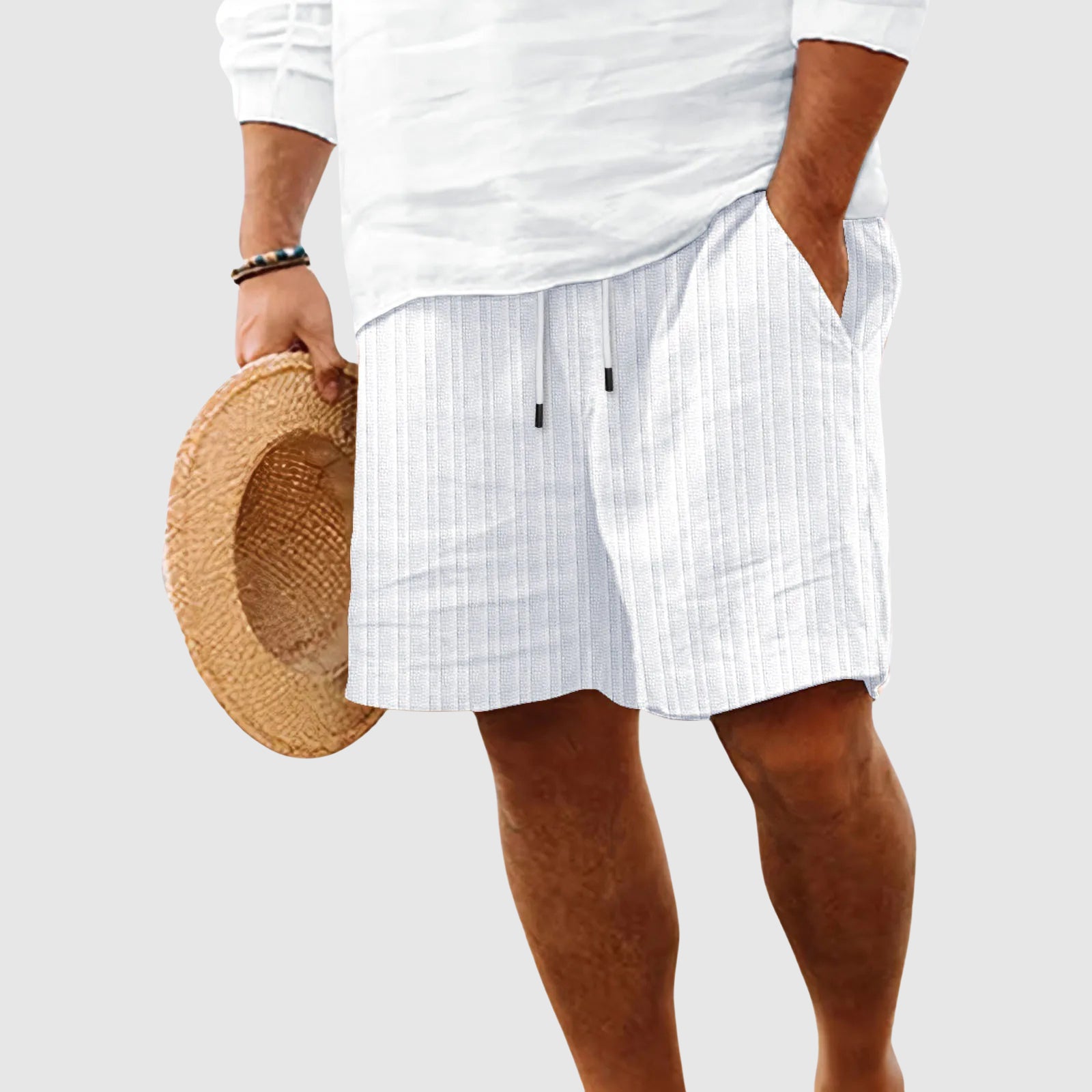 Theodore Willow Sunset Striped Shorts