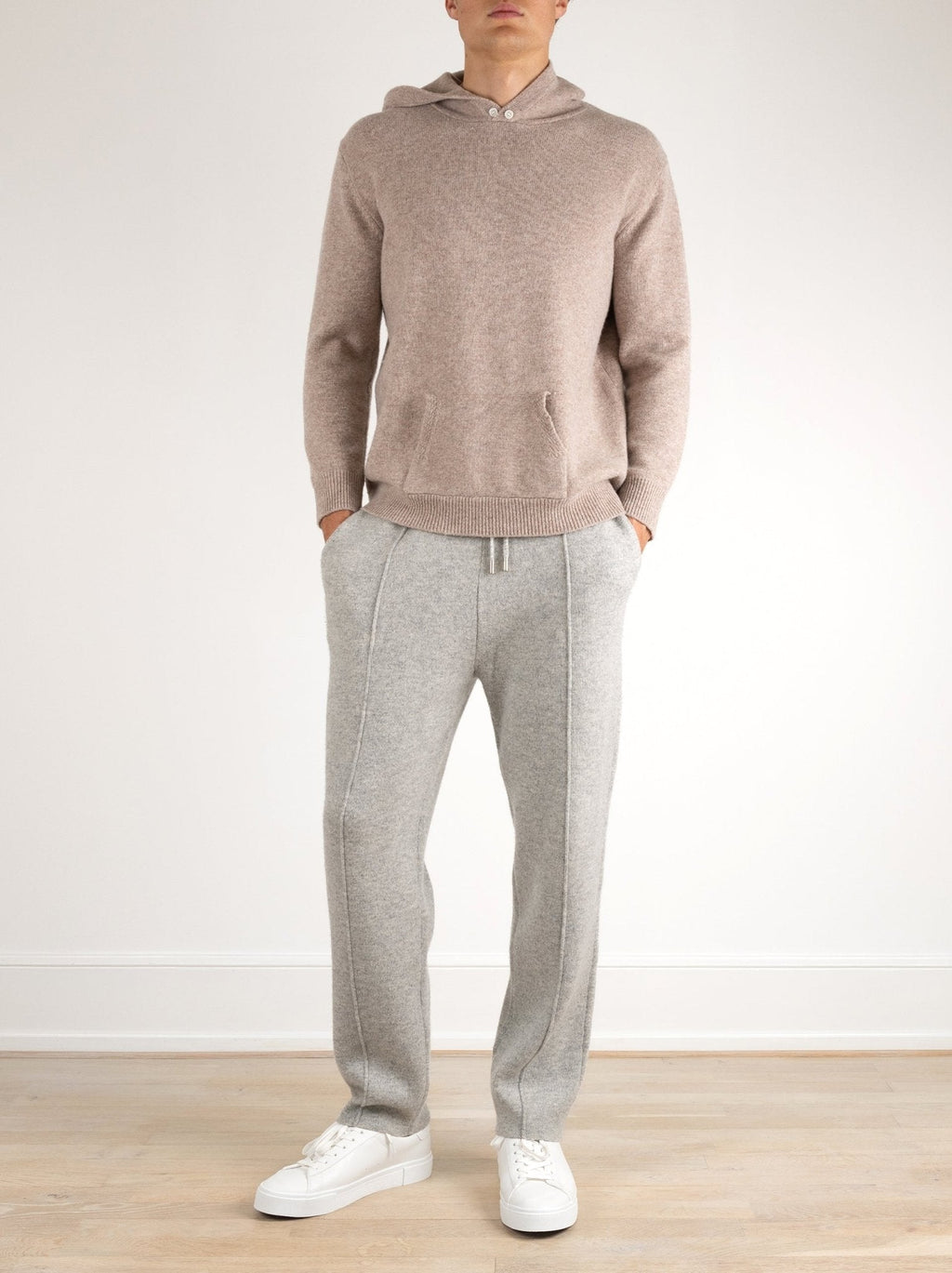 Wool Straight-Leg Sweatpants