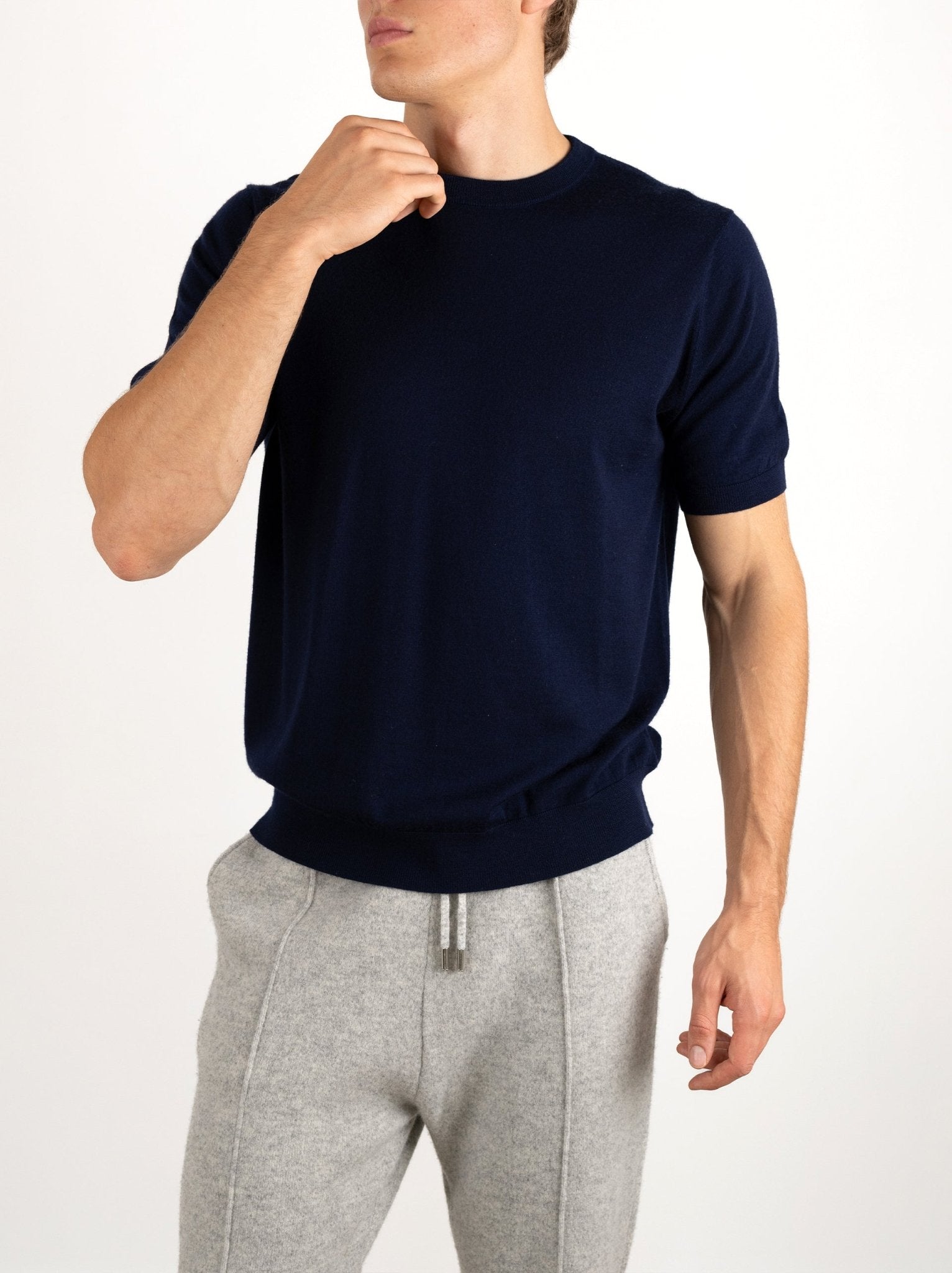 Calvin Hart Casual Wool T-Shirt