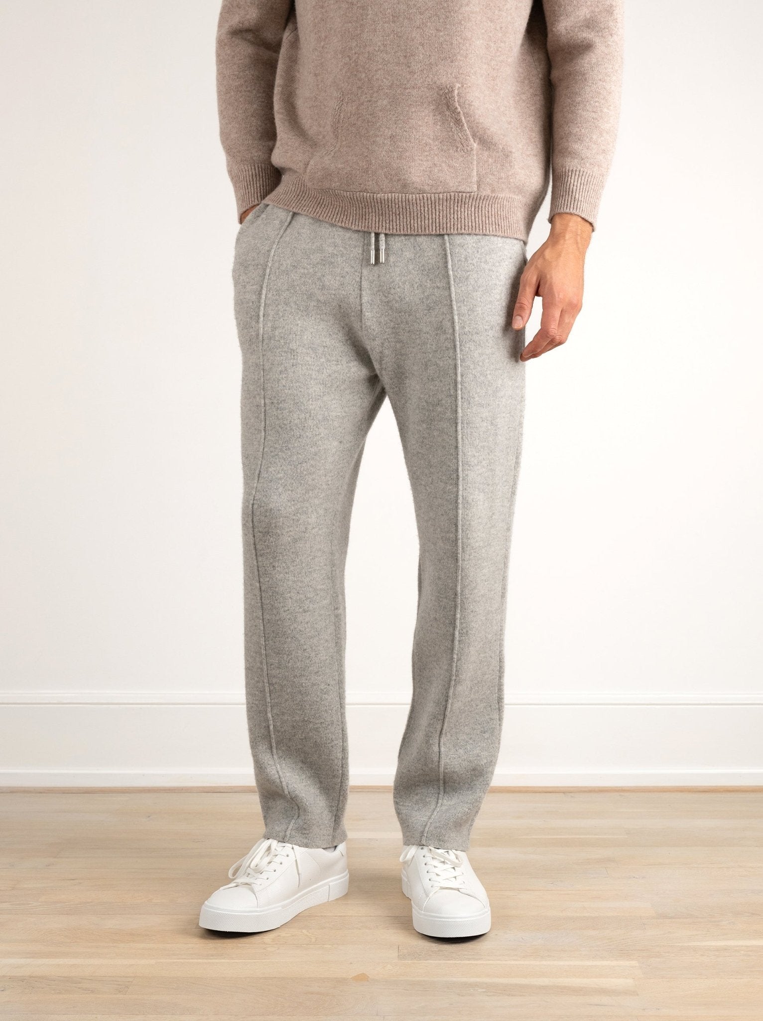Wool Straight-Leg Sweatpants