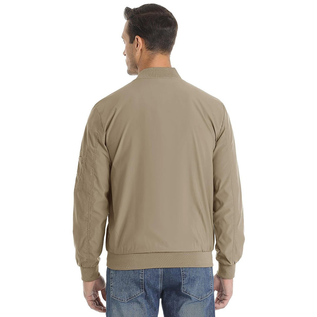 Vintage Bomber Flight Jacket Zip-Pocket