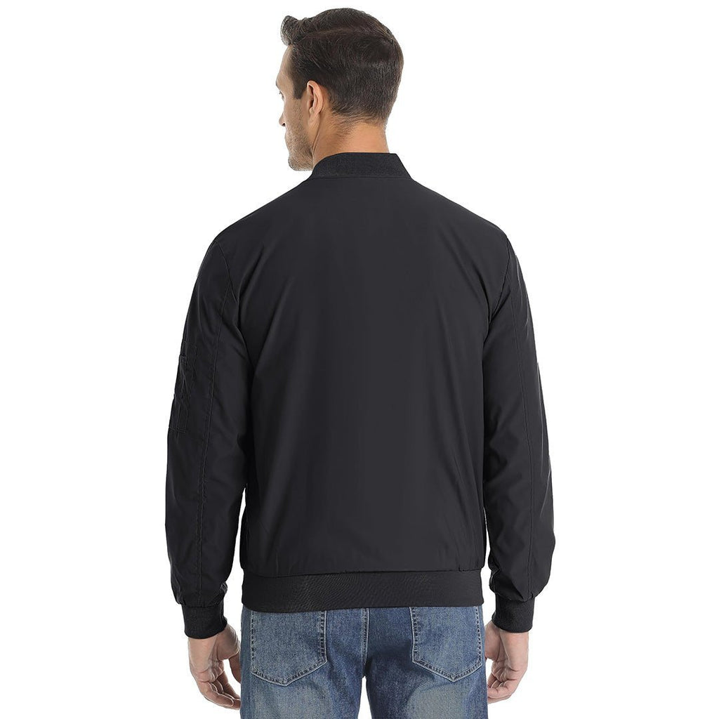 Vintage Bomber Flight Jacket Zip-Pocket