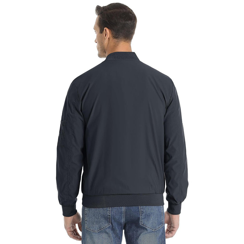 Vintage Bomber Flight Jacket Zip-Pocket