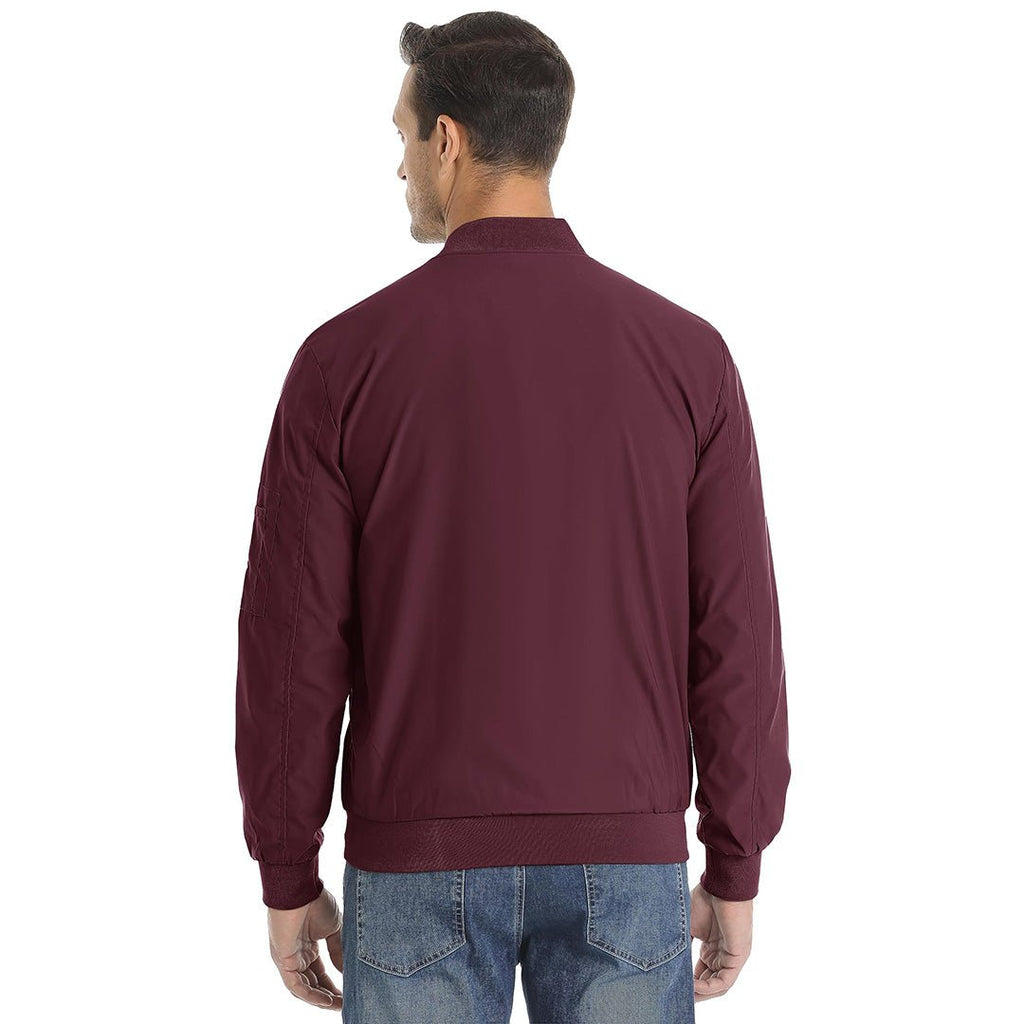 Vintage Bomber Flight Jacket Zip-Pocket