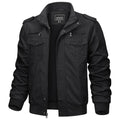Men's Military Cargo Jacket Lightweight Tactical Windbreaker