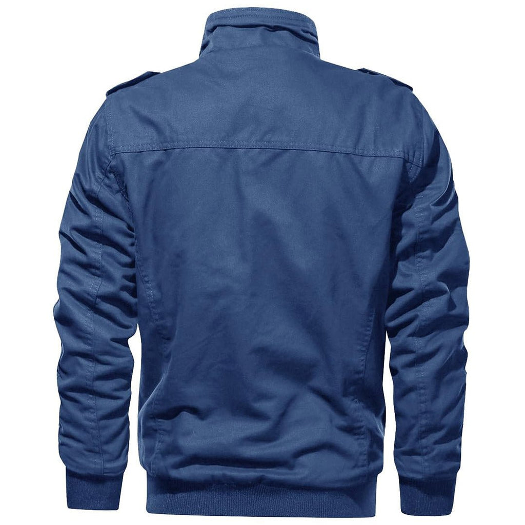 Men's Military Cargo Jacket Lightweight Tactical Windbreaker