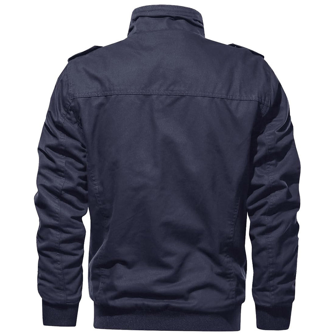 Men's Military Cargo Jacket Lightweight Tactical Windbreaker